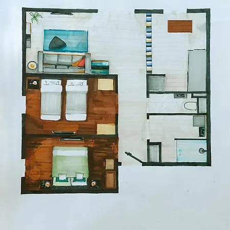 Paha-paha Modern With Sea View, Fast Wi-fi, And Free Parking! Appartement